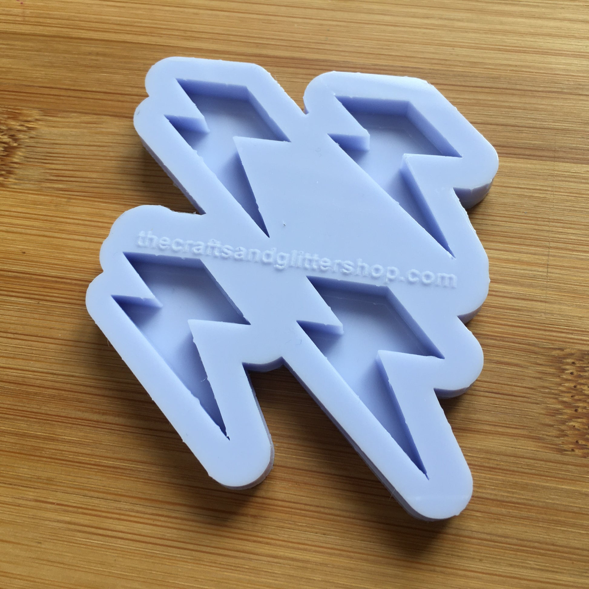 3 cm Lightning Bolt Silicone Mold - The Crafts and Glitter Shop