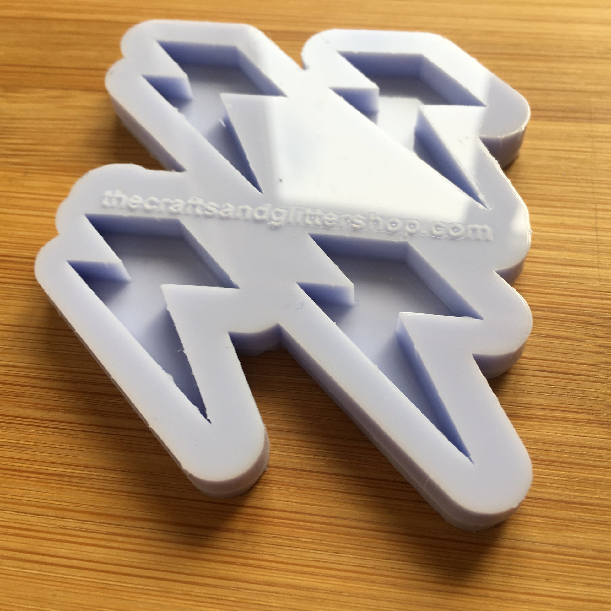 3 cm Lightning Bolt Silicone Mold - The Crafts and Glitter Shop