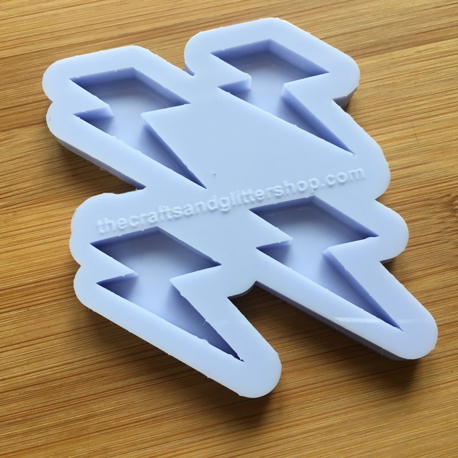 3 cm Lightning Bolt Silicone Mold - The Crafts and Glitter Shop