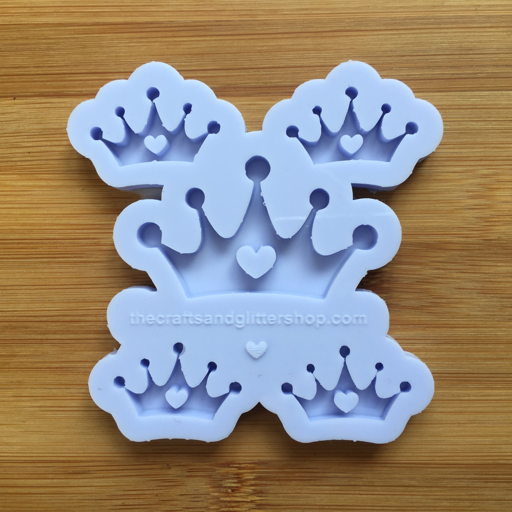 Crown Silicone Mold / Heart Tiara - The Crafts and Glitter Shop