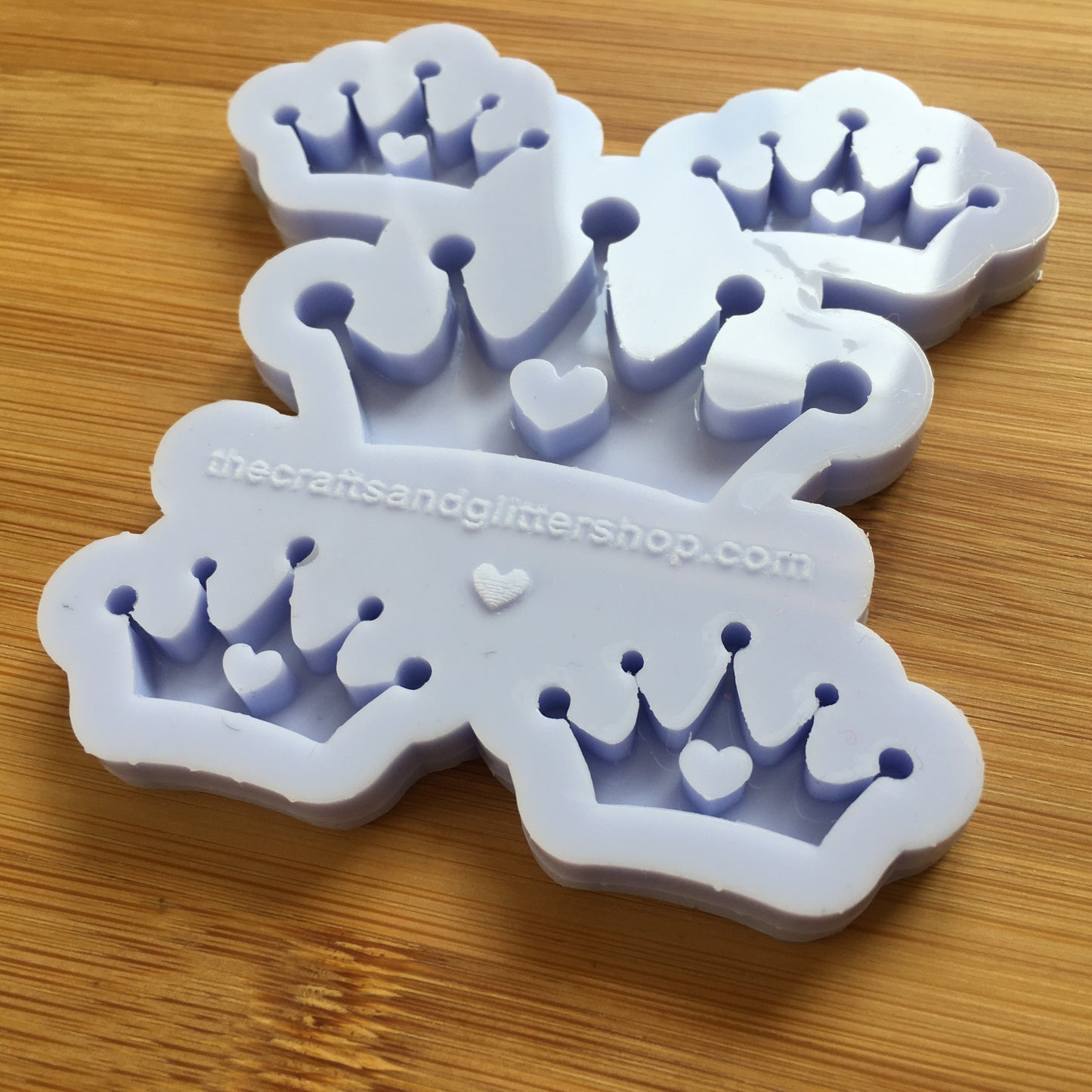 Crown Silicone Mold / Heart Tiara - The Crafts and Glitter Shop