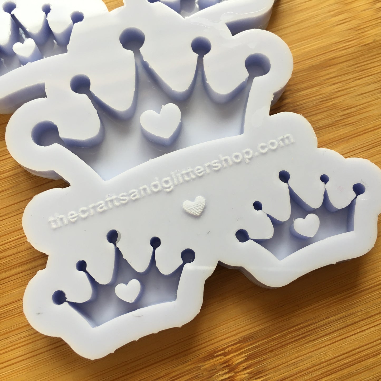 Crown Silicone Mold / Heart Tiara - The Crafts and Glitter Shop