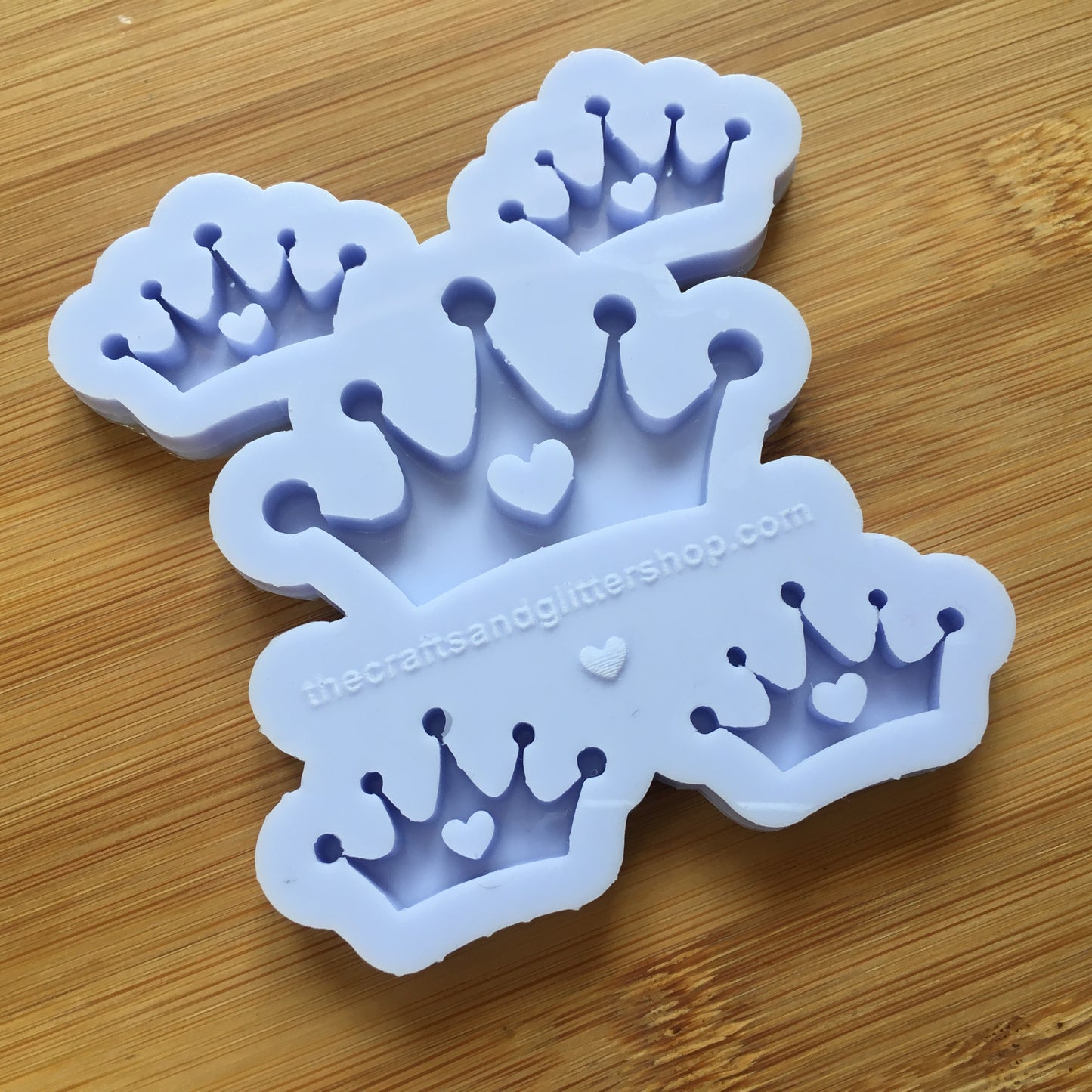 Crown Silicone Mold / Heart Tiara - The Crafts and Glitter Shop