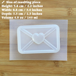 4.9 oz Envelope Bath Bomb Plastic Mold