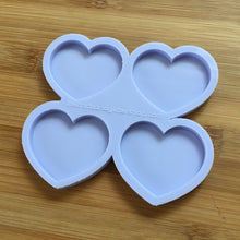 Load image into Gallery viewer, 1.75&quot; Heart Silicone Mold
