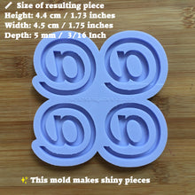 Load image into Gallery viewer, 1.75&quot; At Symbol Silicone Mold