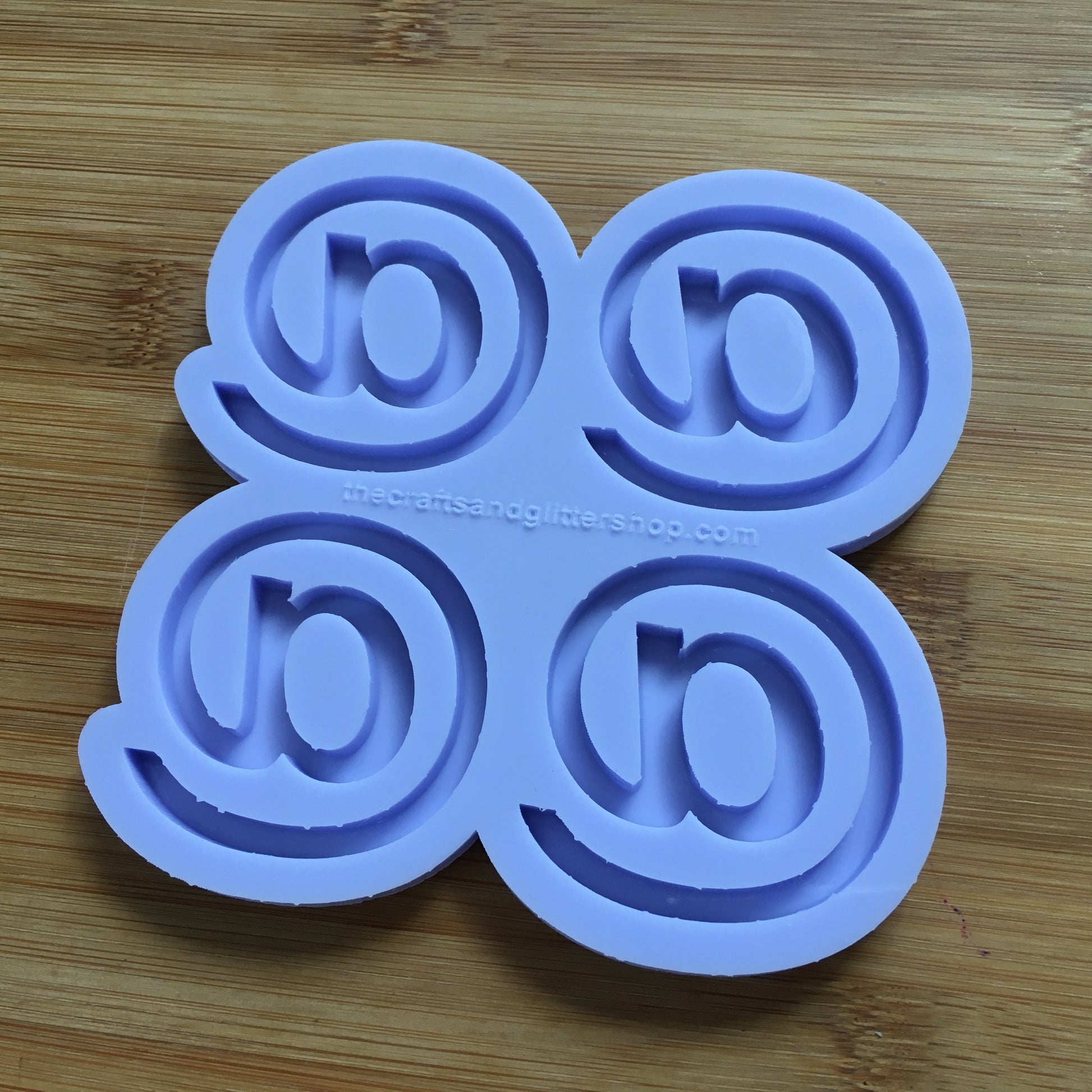 1.75" At Symbol Silicone Mold - The Crafts and Glitter Shop