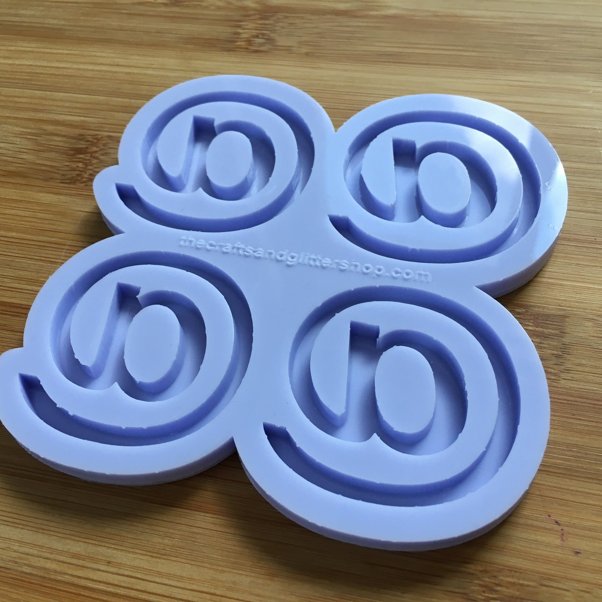 1.75" At Symbol Silicone Mold - The Crafts and Glitter Shop