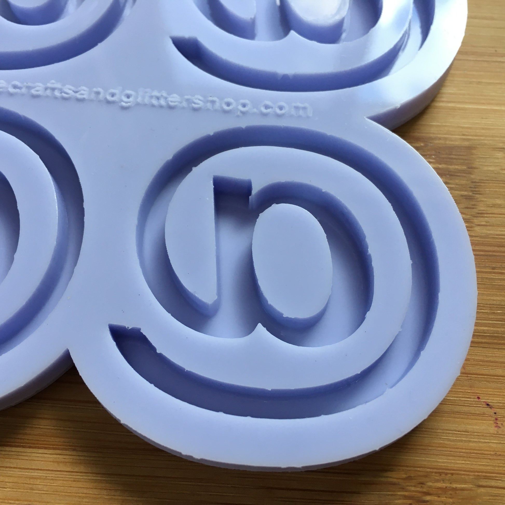 1.75" At Symbol Silicone Mold - The Crafts and Glitter Shop