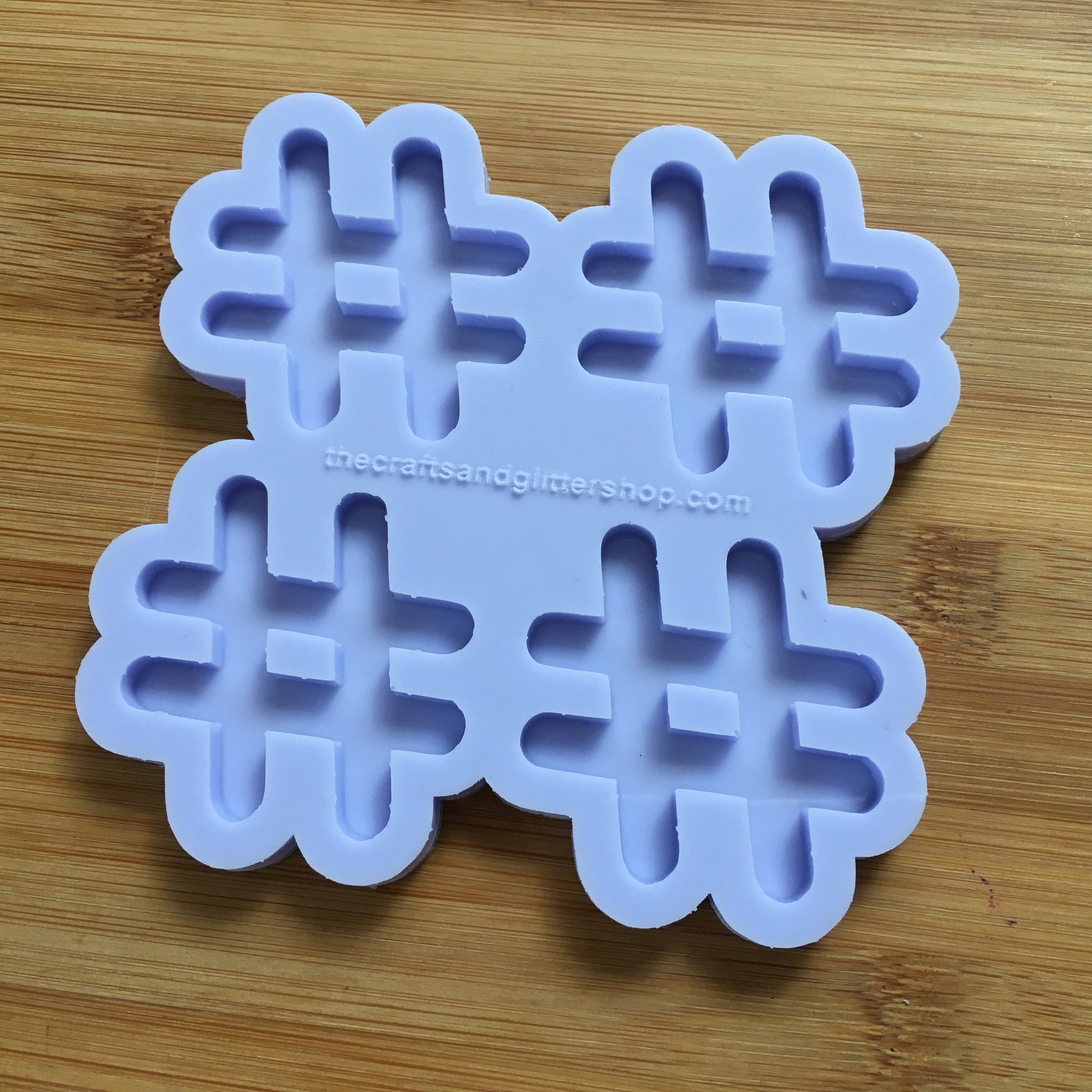 Hashtag Symbol Silicone Mold - The Crafts and Glitter Shop