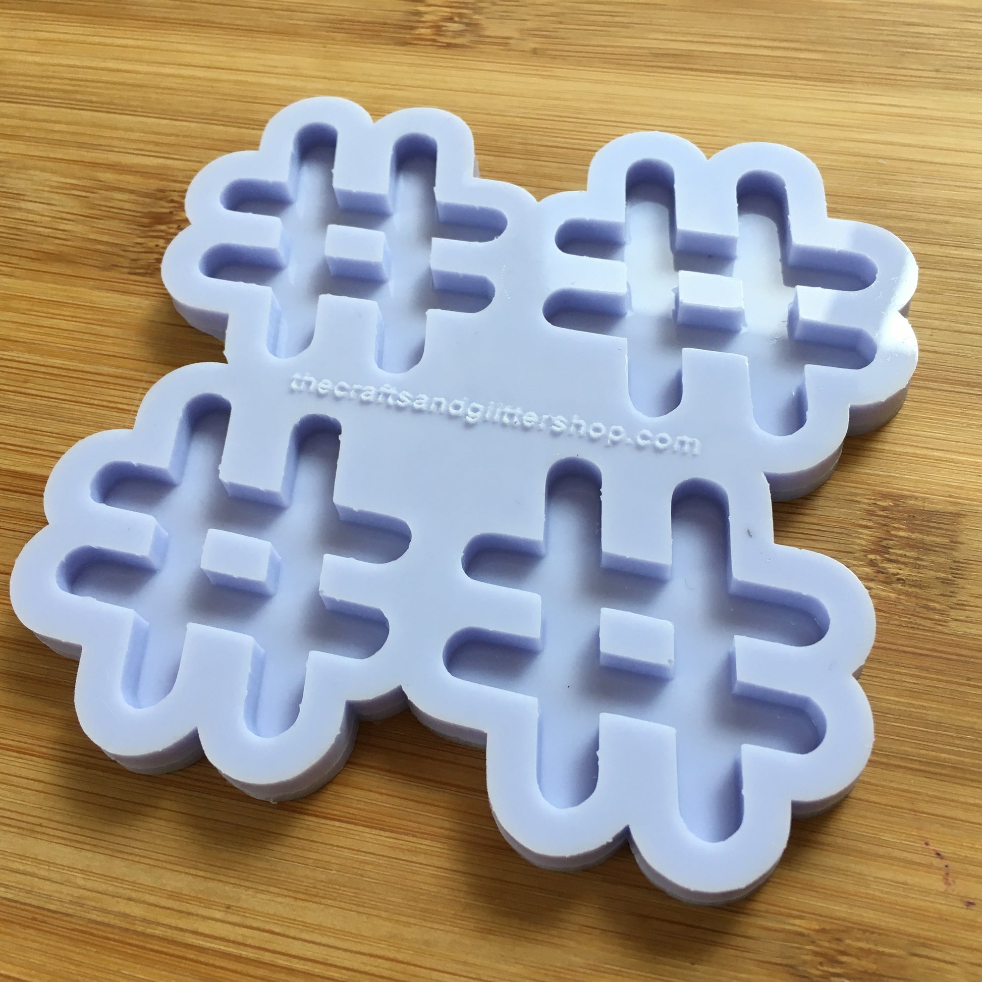 Hashtag Symbol Silicone Mold - The Crafts and Glitter Shop