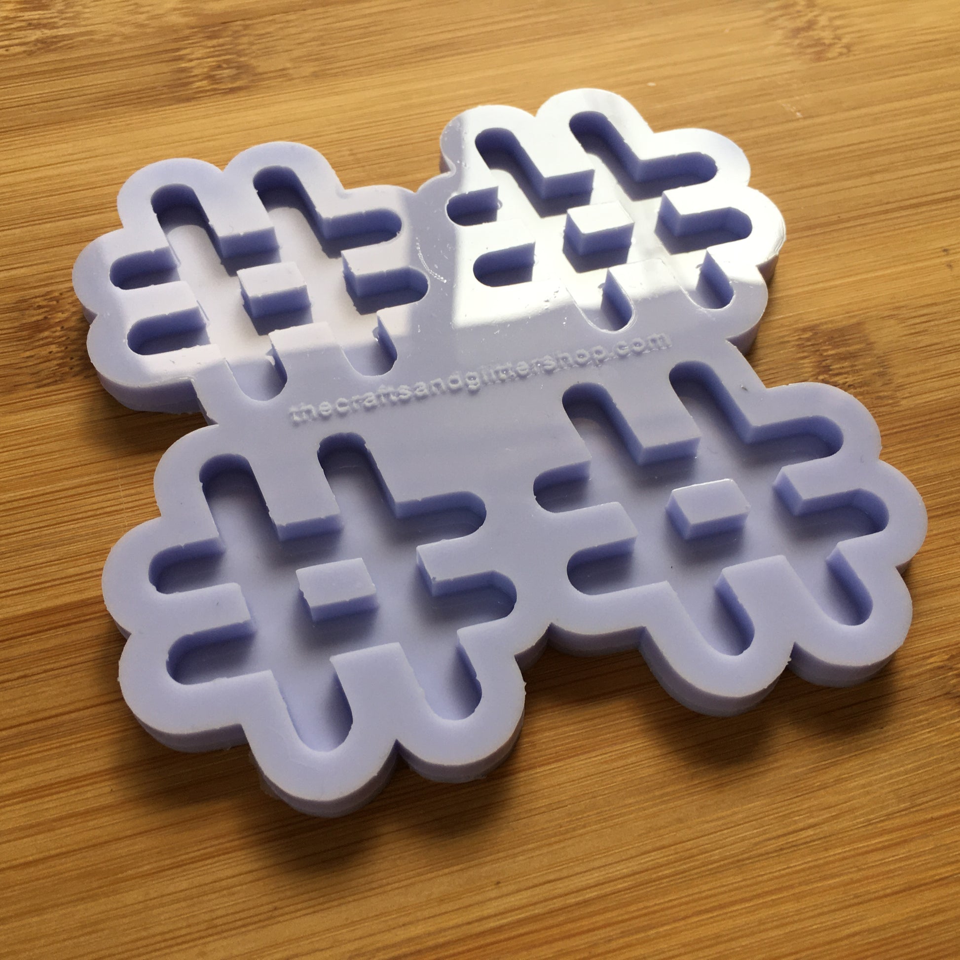 Hashtag Symbol Silicone Mold - The Crafts and Glitter Shop