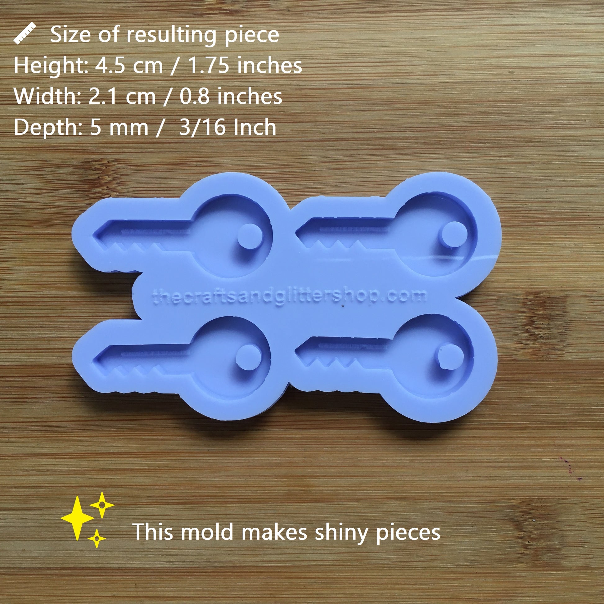 Key Silicone Mold - The Crafts and Glitter Shop