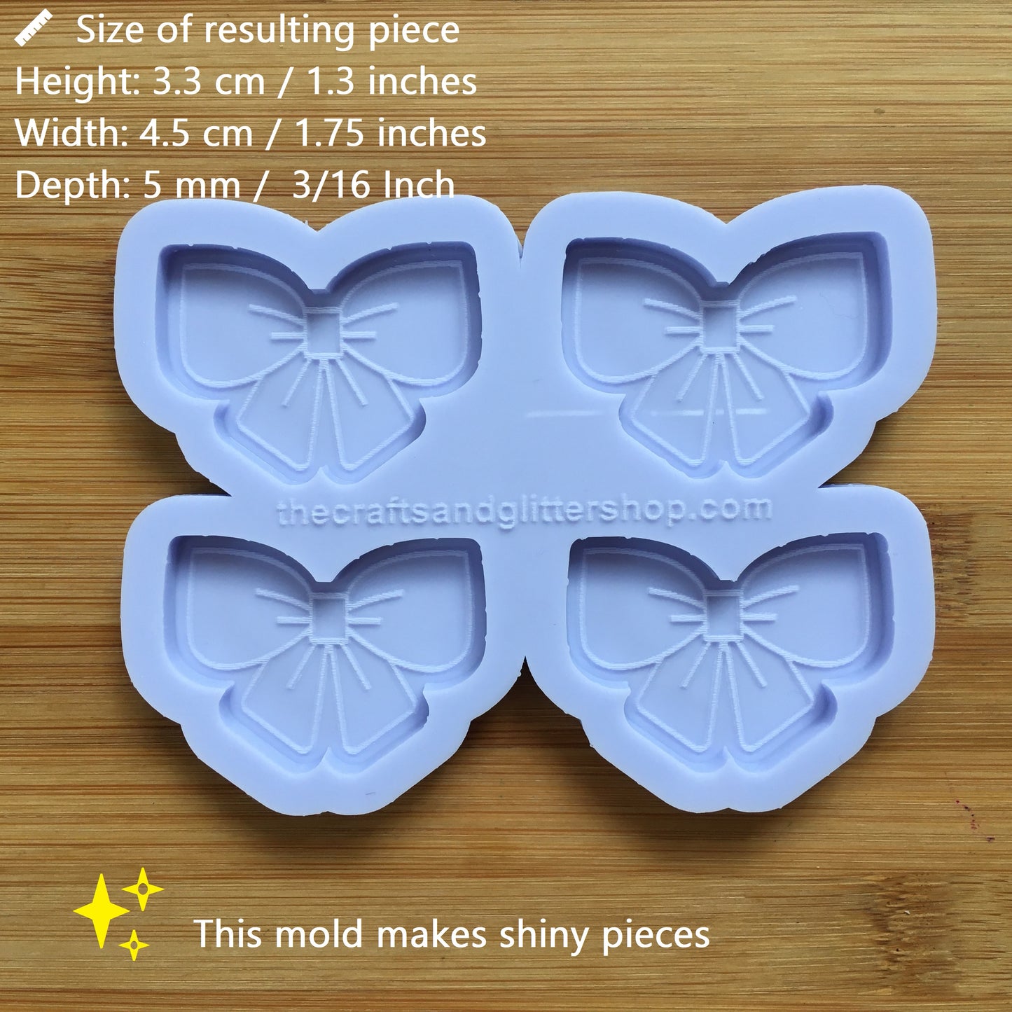 Bow Silicone Mold - The Crafts and Glitter Shop