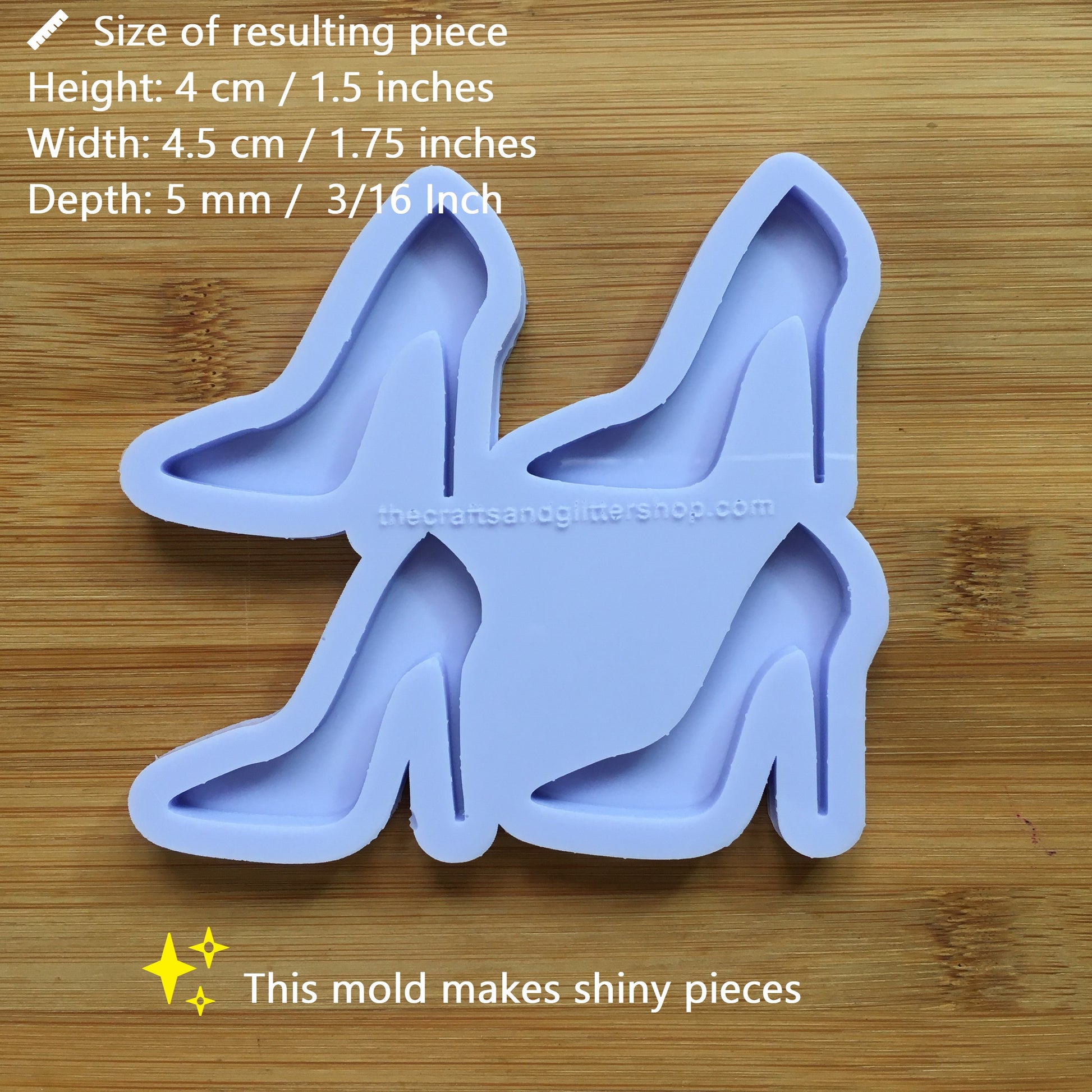 High Heel Silicone Mold - The Crafts and Glitter Shop