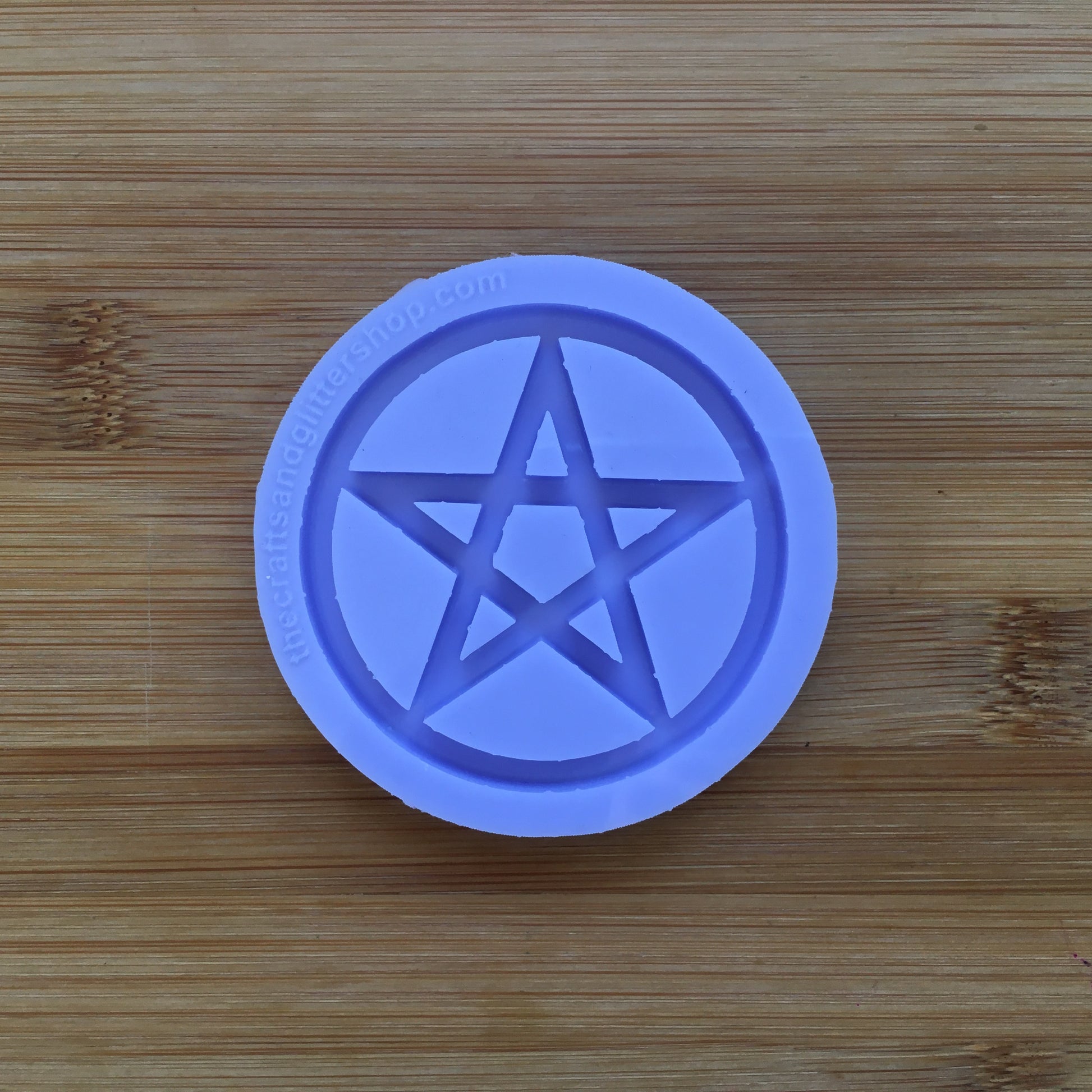 2 inch Pentacle Silicone Mold - The Crafts and Glitter Shop