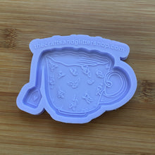 Load image into Gallery viewer, 3&quot; Vintage Floral Teacup Silicone Mold