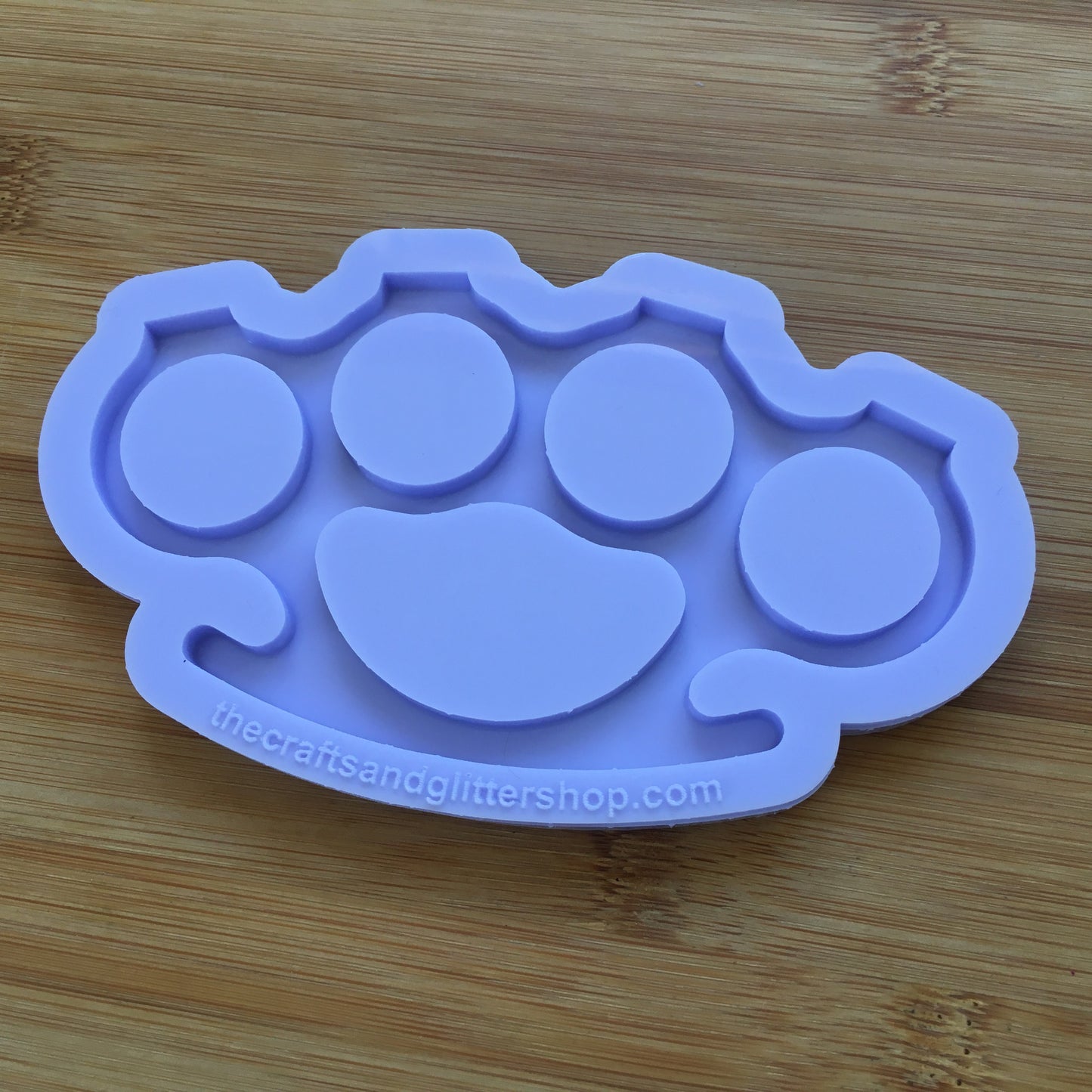 4.7"  Brass Knuckles Silicone Mold - The Crafts and Glitter Shop