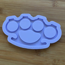 Load image into Gallery viewer, 4.7&quot;  Brass Knuckles Silicone Mold