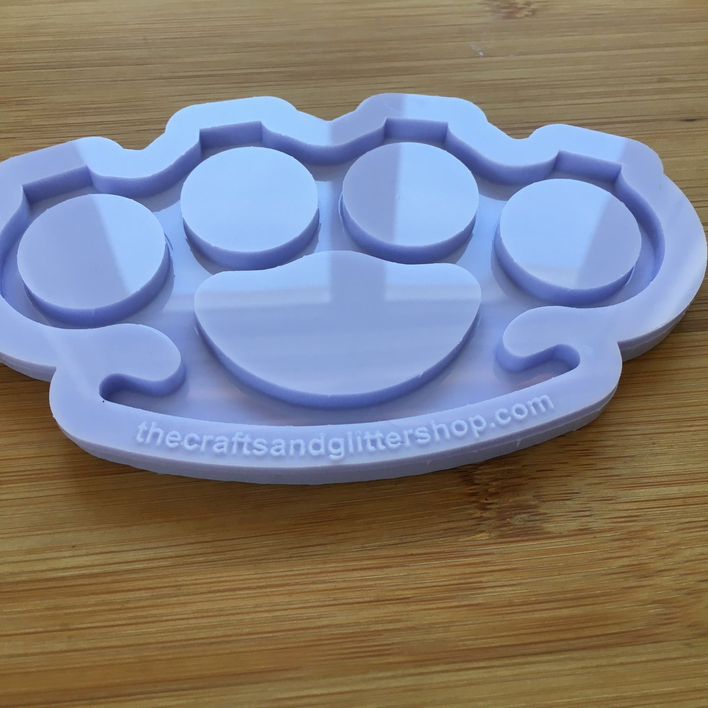 4.7"  Brass Knuckles Silicone Mold - The Crafts and Glitter Shop