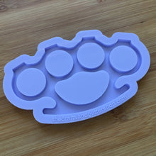 Load image into Gallery viewer, 4.7&quot;  Brass Knuckles Silicone Mold