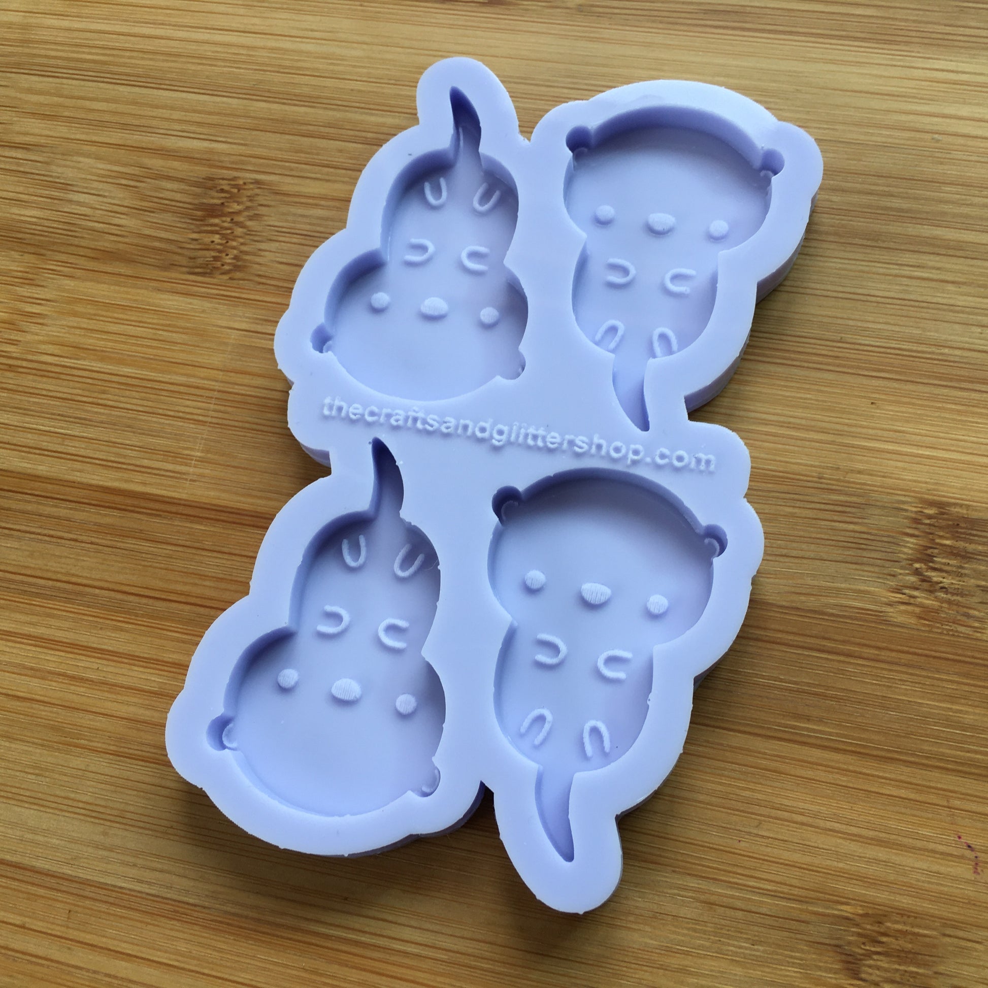 2 inch Otter Silicone Mold - The Crafts and Glitter Shop