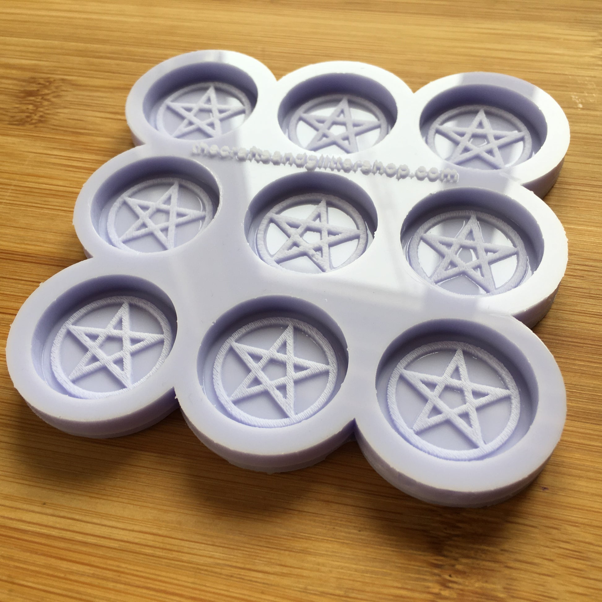 Pentagram Silicone Mold - The Crafts and Glitter Shop