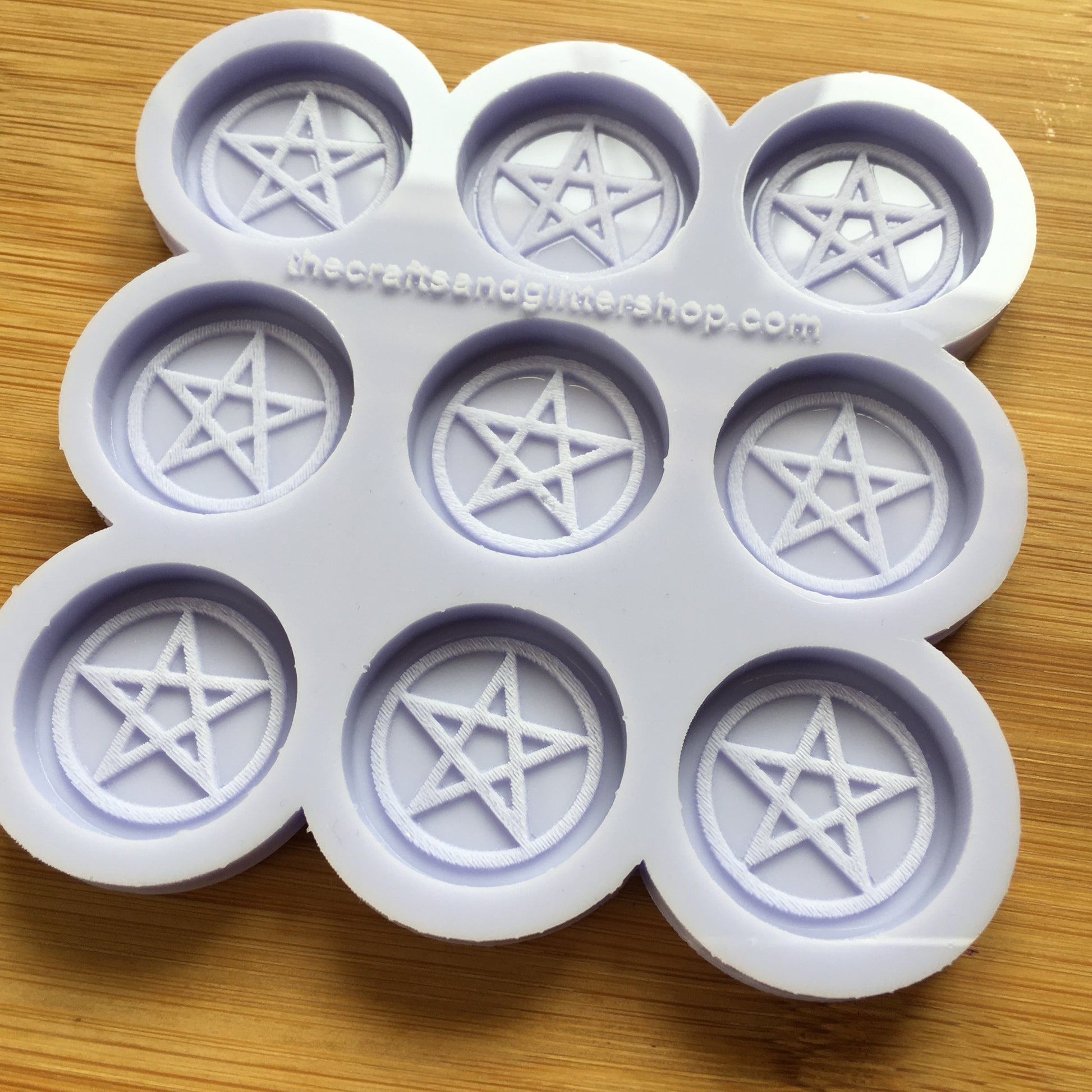Pentagram Silicone Mold - The Crafts and Glitter Shop