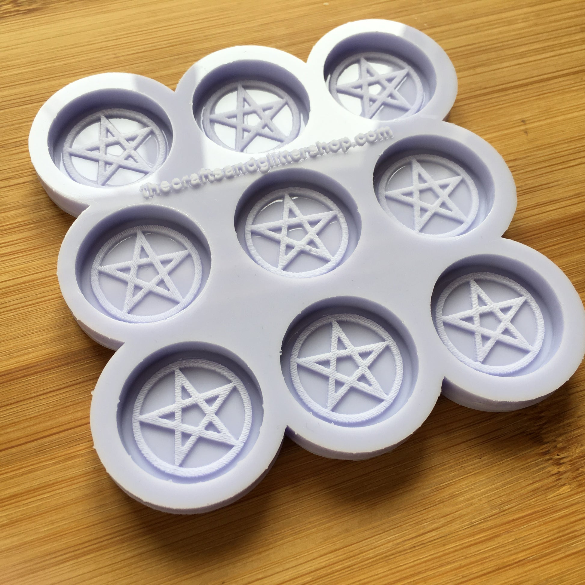 Pentagram Silicone Mold - The Crafts and Glitter Shop