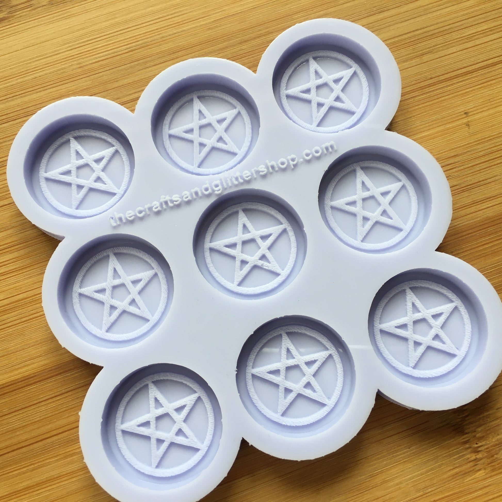 Pentagram Silicone Mold - The Crafts and Glitter Shop