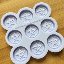 Load image into Gallery viewer, 1&quot; Pentagram Silicone Mold