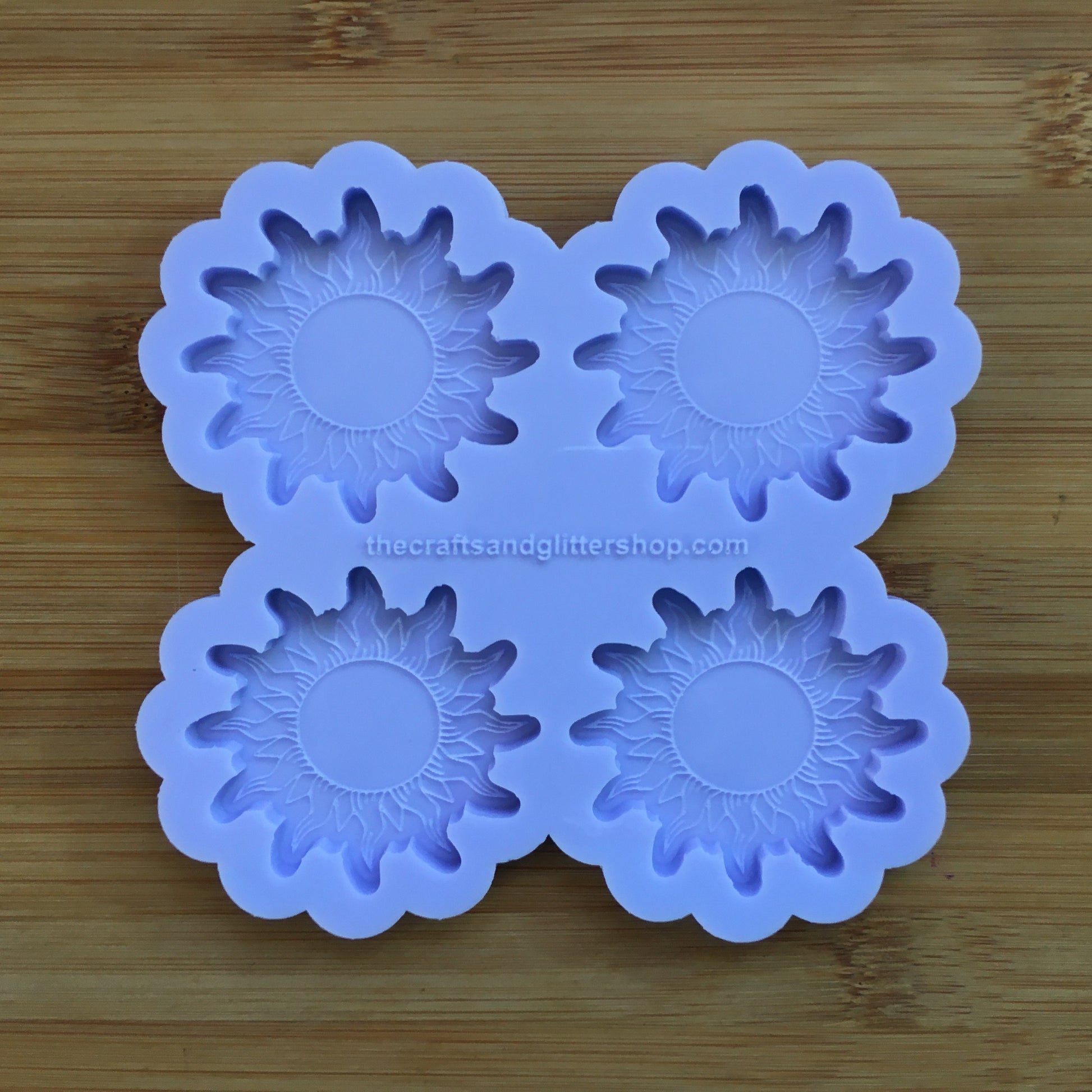 2 inch Sun Silicone Mold - The Crafts and Glitter Shop