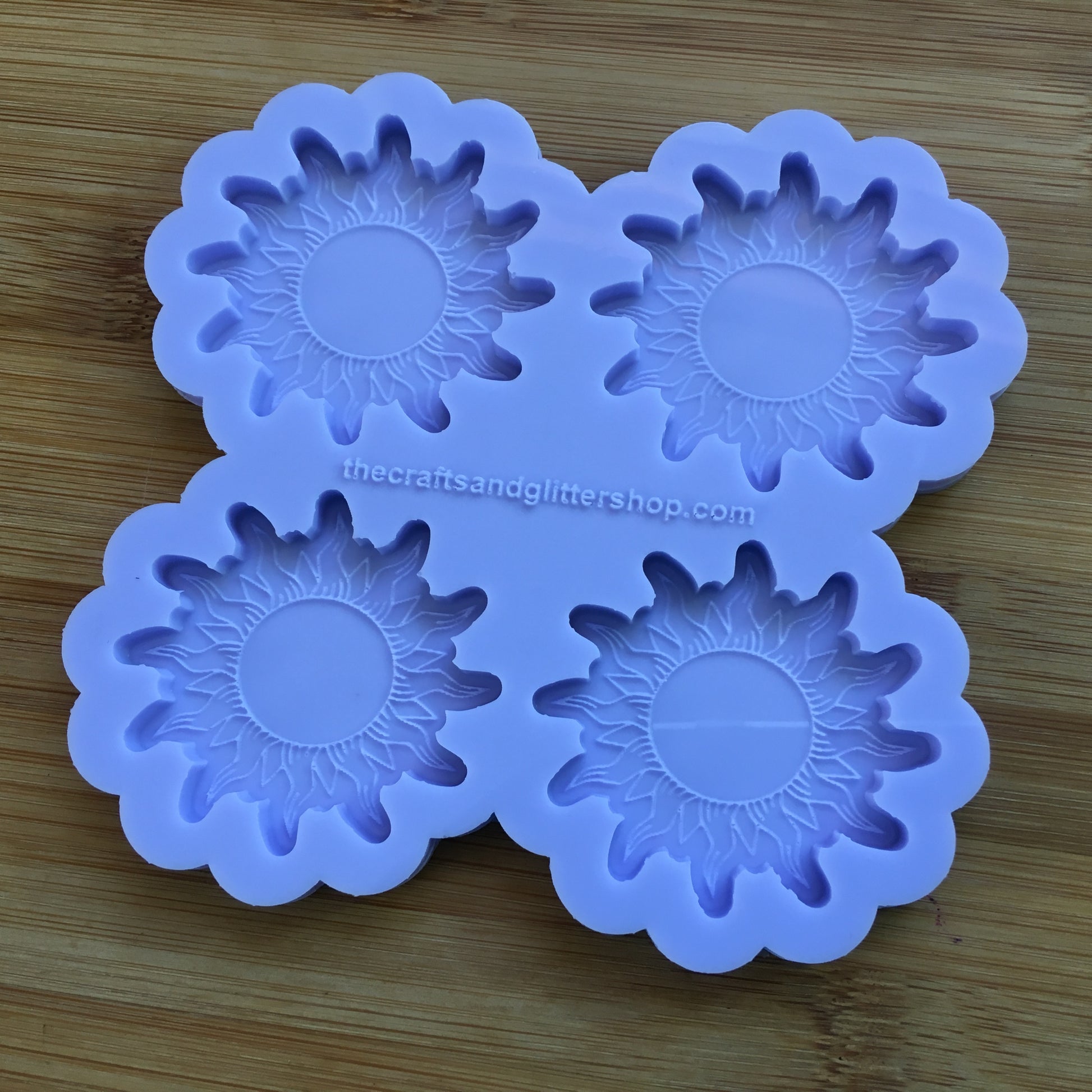 2 inch Sun Silicone Mold - The Crafts and Glitter Shop