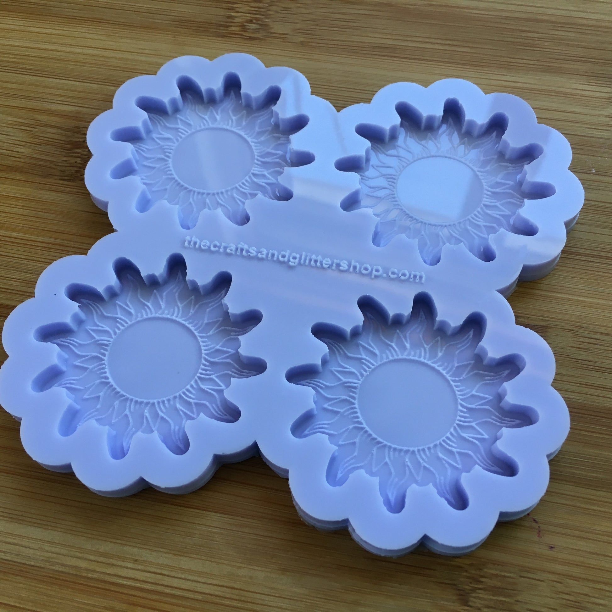 2 inch Sun Silicone Mold - The Crafts and Glitter Shop