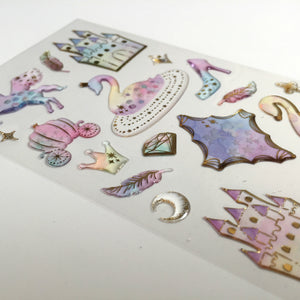 Unicorn Epoxy Stickers - 1 Sheet