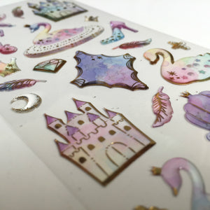 Unicorn Epoxy Stickers - 1 Sheet