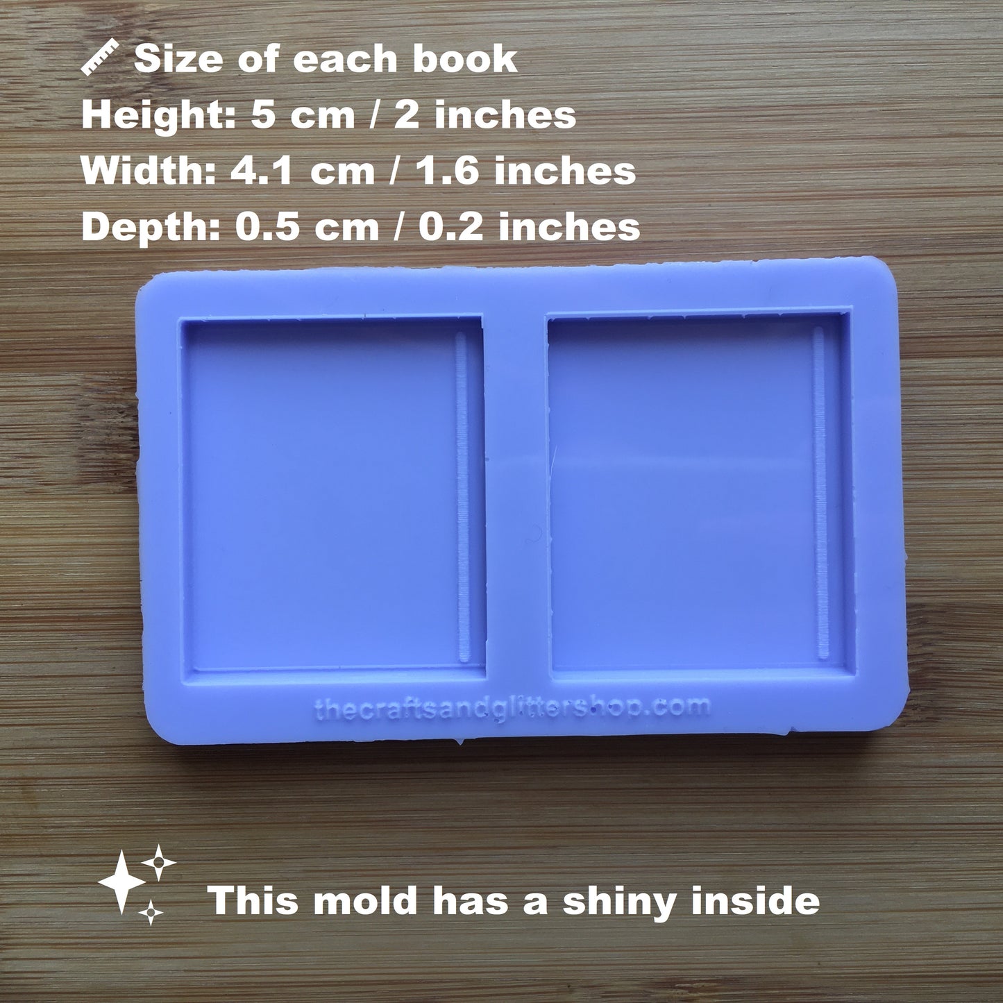Book Silicone Mold - The Crafts and Glitter Shop