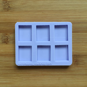 1" Book Silicone Mold - available in 6, 12, 16 or 24 cavity molds