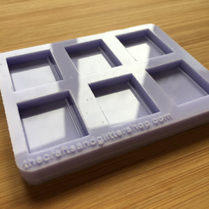 1" Book Silicone Mold, Food Safe Silicone Rubber Mould - available in 6, 12, 16 or 24 cavity molds