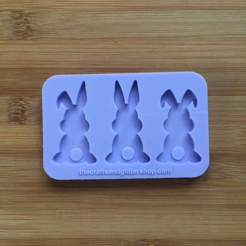 5cm Easter Bunnies Silicone Mold, Food Safe Silicone Rubber Mould