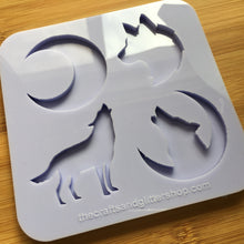 Load image into Gallery viewer, 2&quot; Wolf Silicone Mold