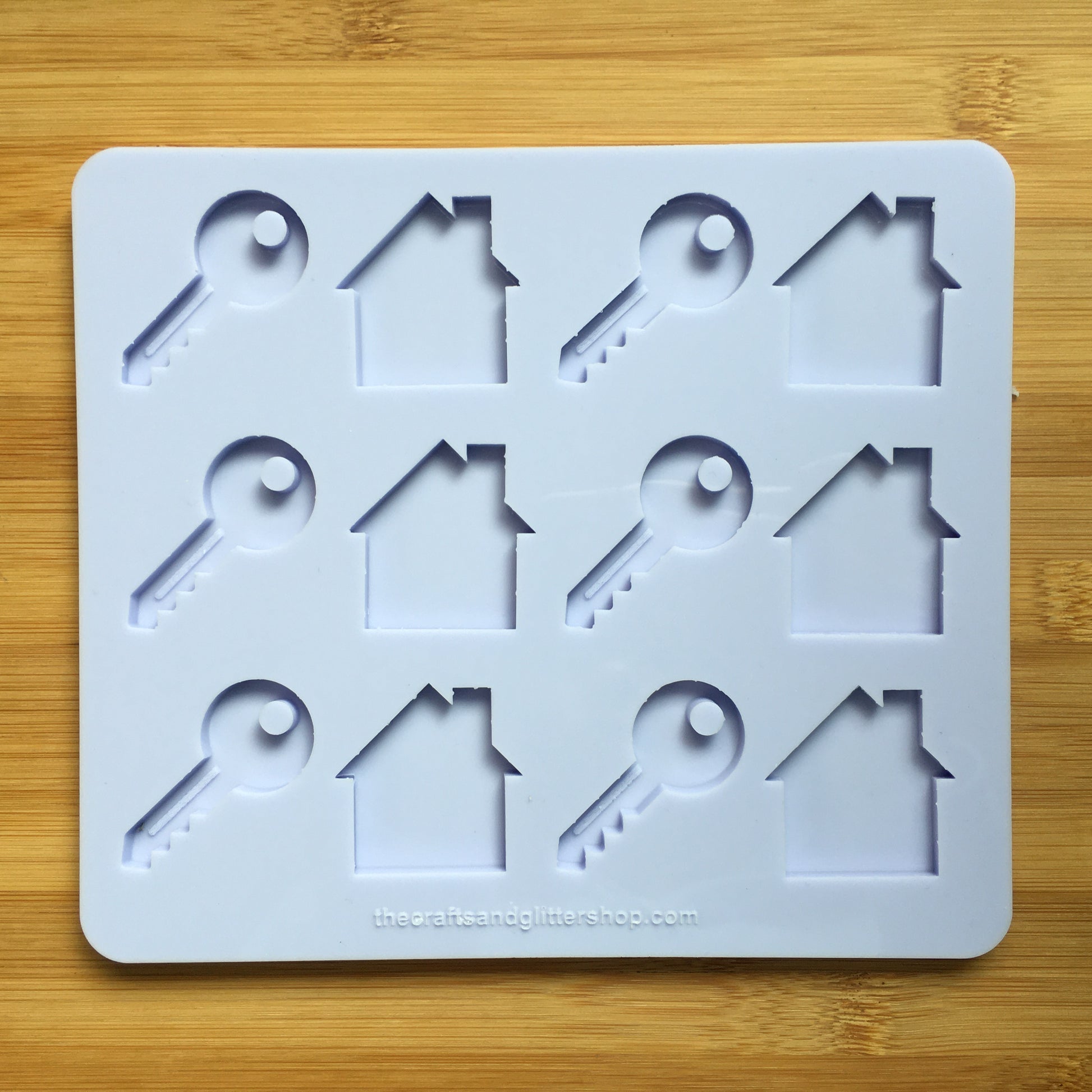 Key & House Silicone Mold - The Crafts and Glitter Shop