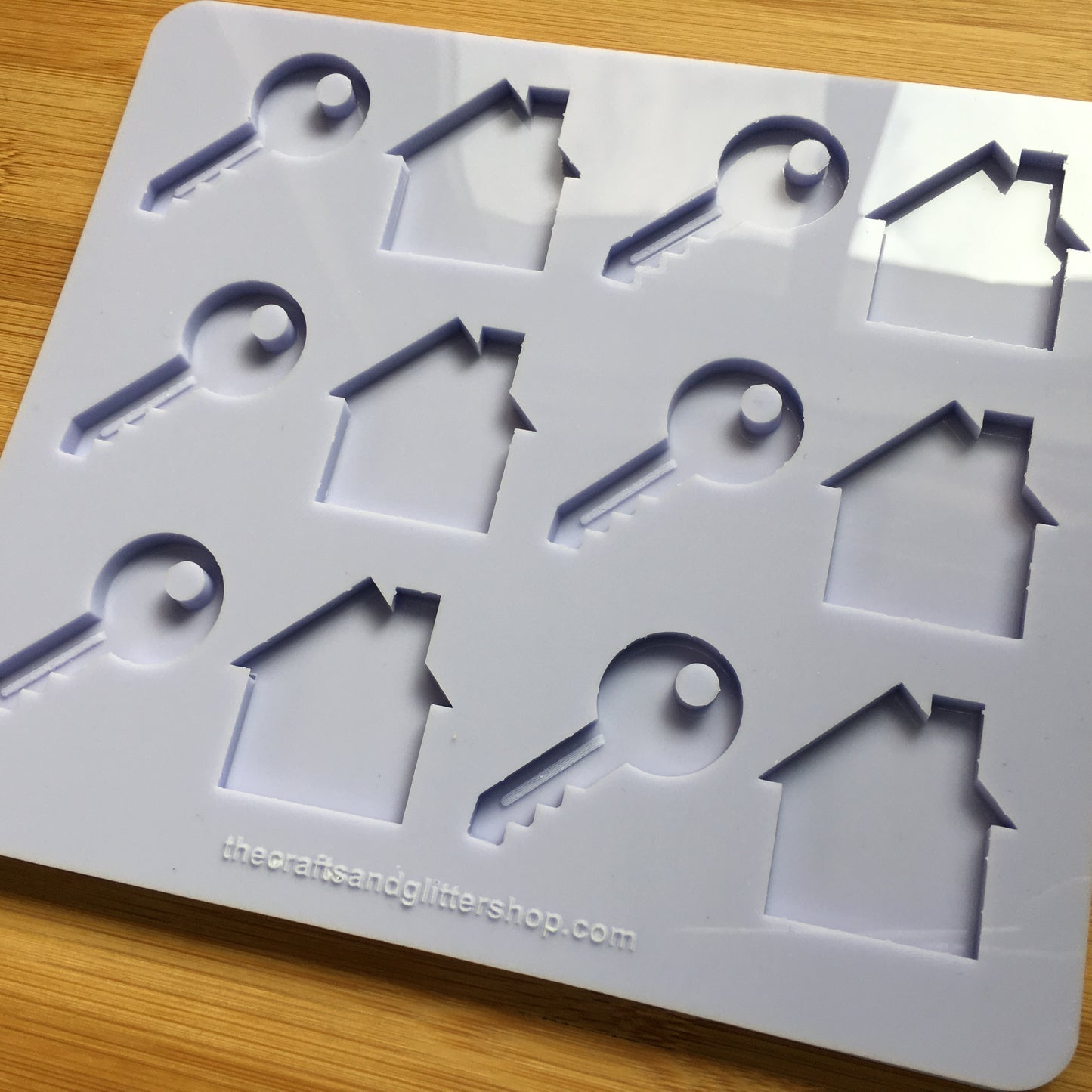 Key & House Silicone Mold - The Crafts and Glitter Shop