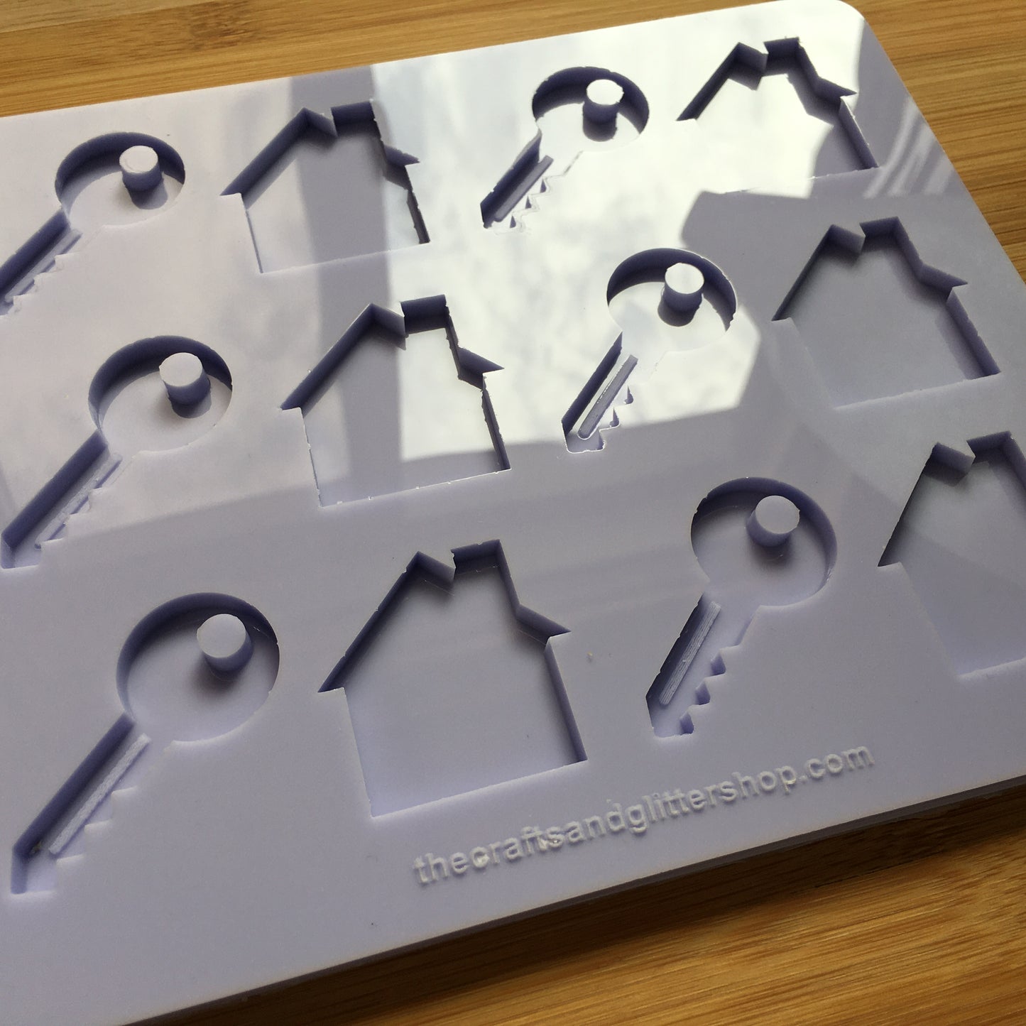 Key & House Silicone Mold - The Crafts and Glitter Shop