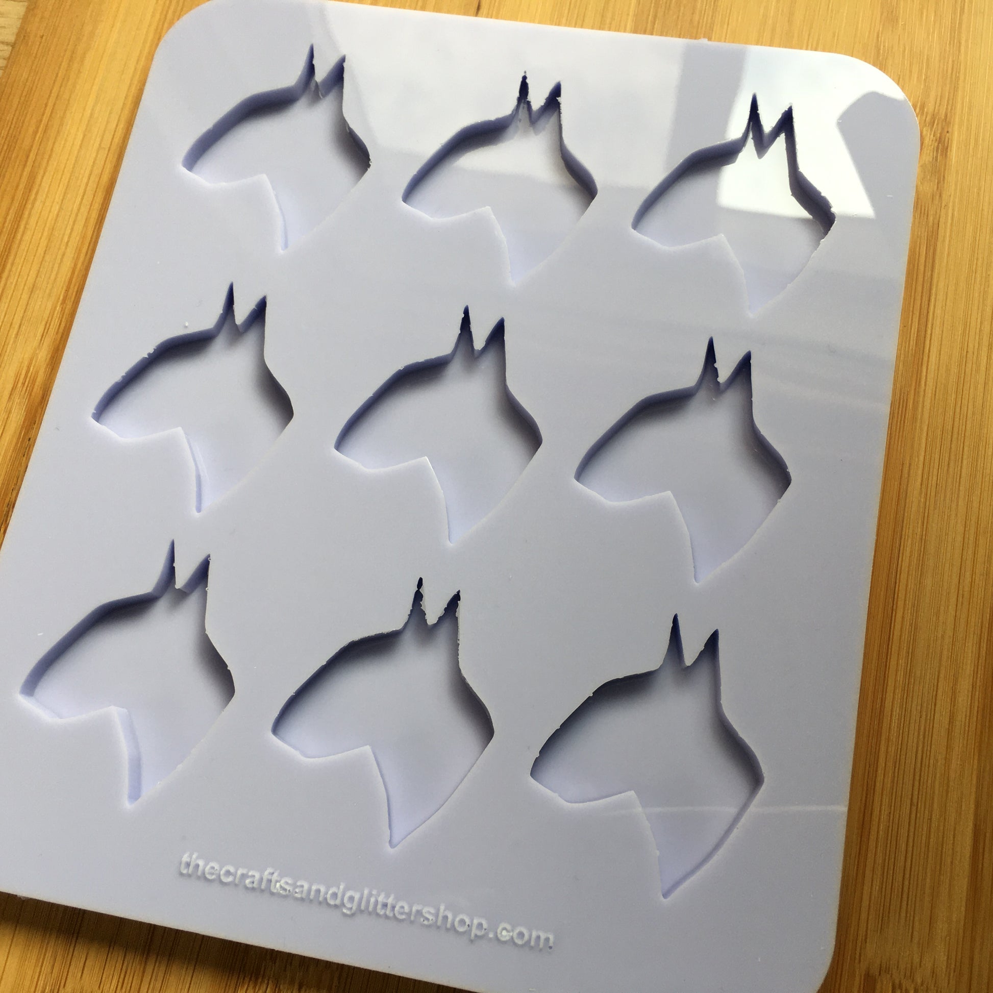 English Bull Terrier Silicone Mold - The Crafts and Glitter Shop