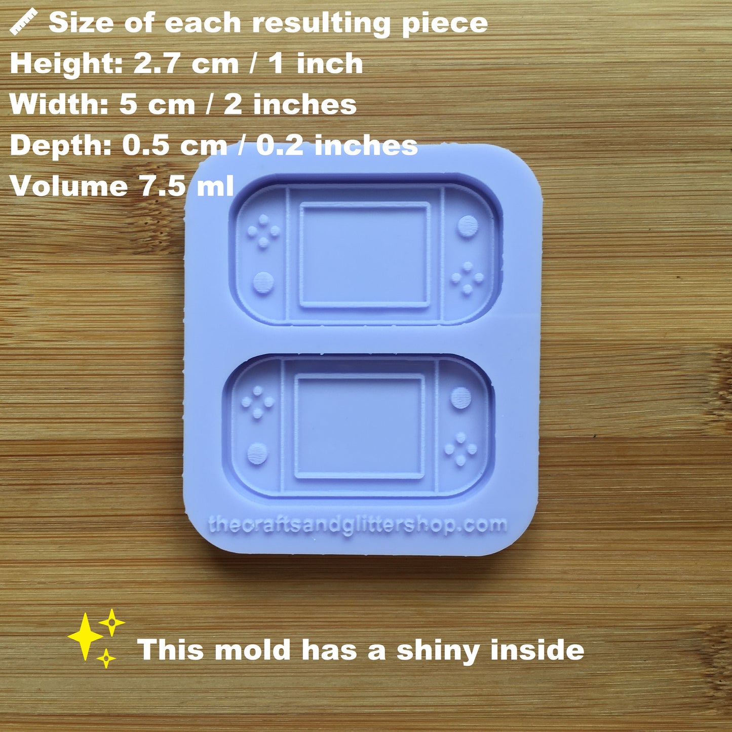 Game Console Silicone Mold - The Crafts and Glitter Shop