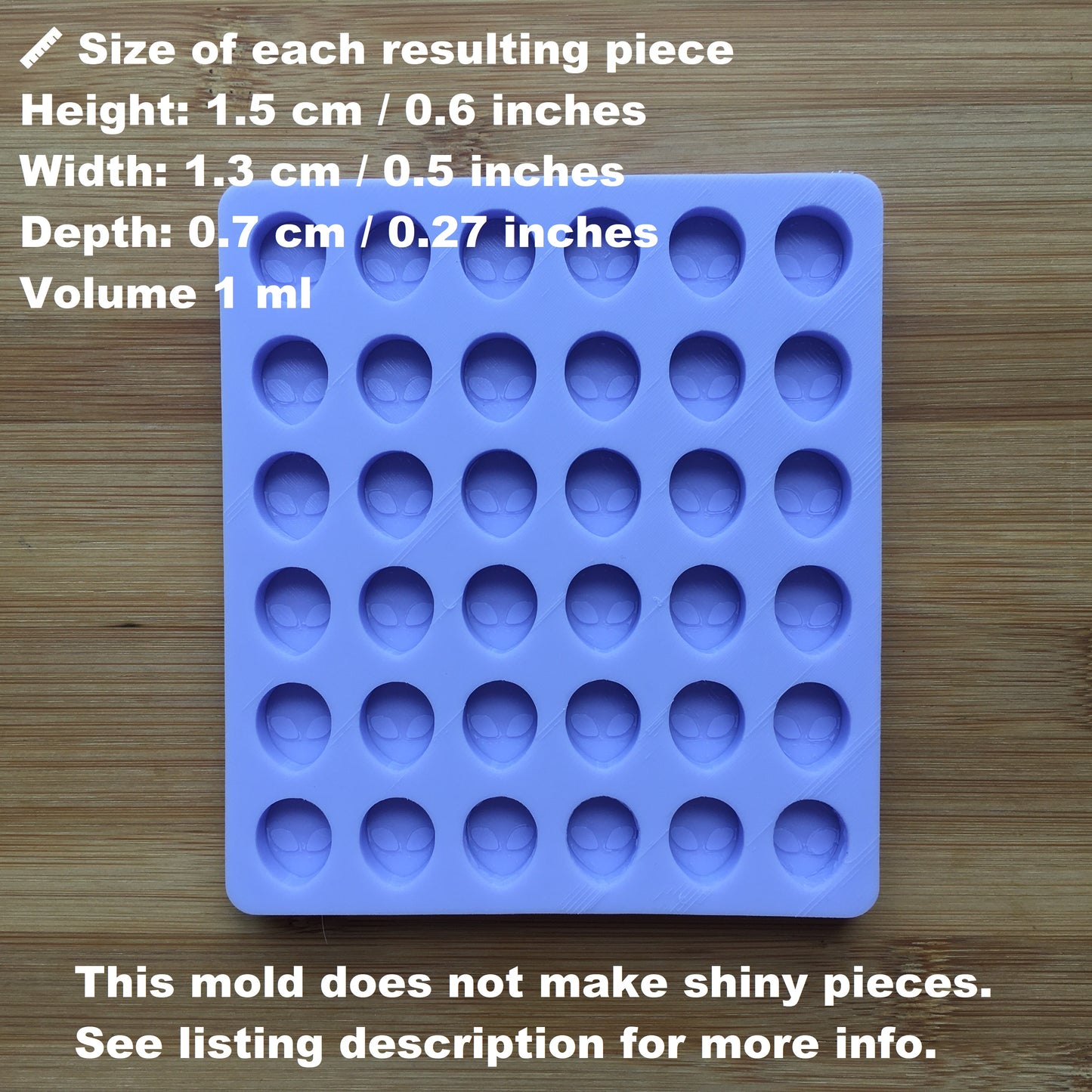 15mm Alien Silicone Mold