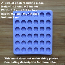 Load image into Gallery viewer, 15mm Alien Silicone Mold, Food Safe Silicone Rubber Mould