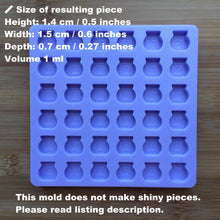 Load image into Gallery viewer, 15mm Wax Burner Silicone Mold, Food Safe Silicone Rubber Mould