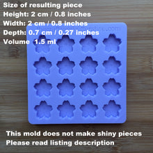 Load image into Gallery viewer, 2cm Sakura Silicone Mold, Food Safe Silicone Rubber Mould